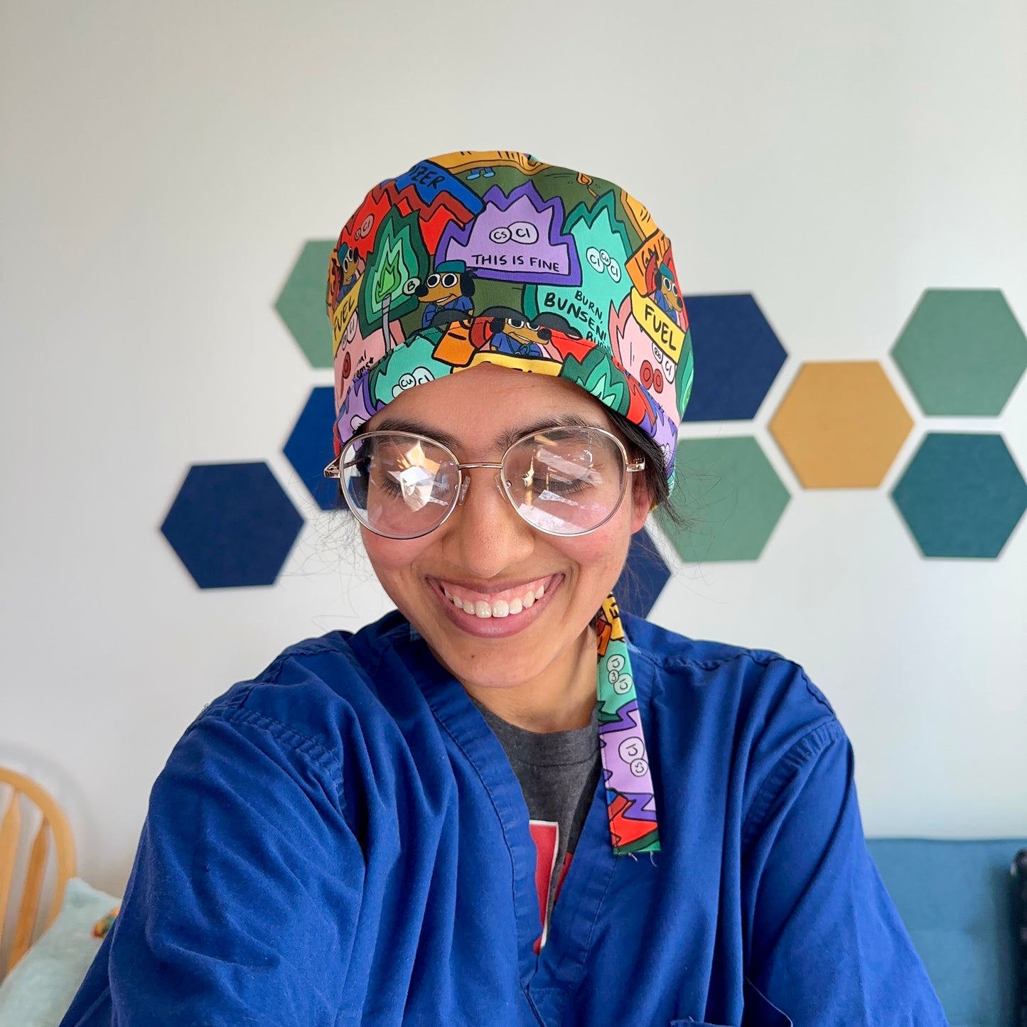This is Fire Scrub Cap *PREORDER*