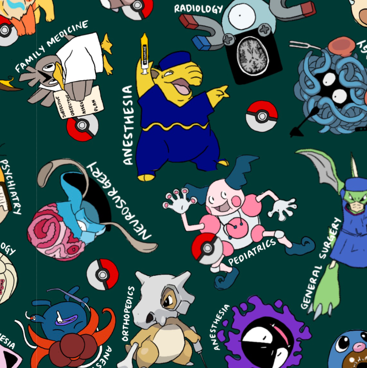 Catching 'Em All Scrub Cap *PREORDER*