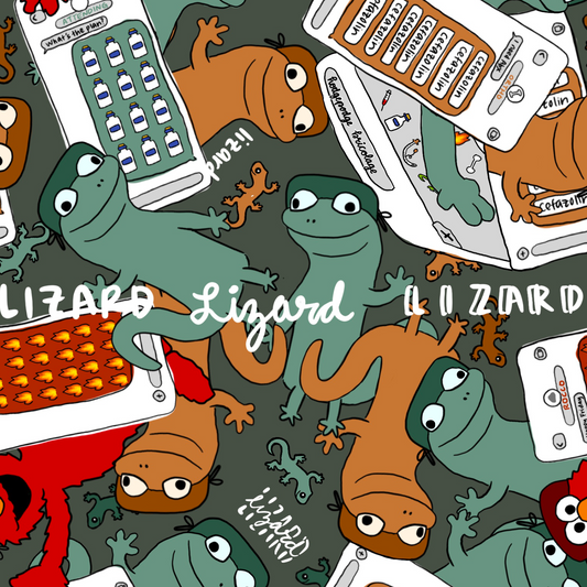 I am Lizard. Lizard. Lizard. Scrub Cap *PREORDER*