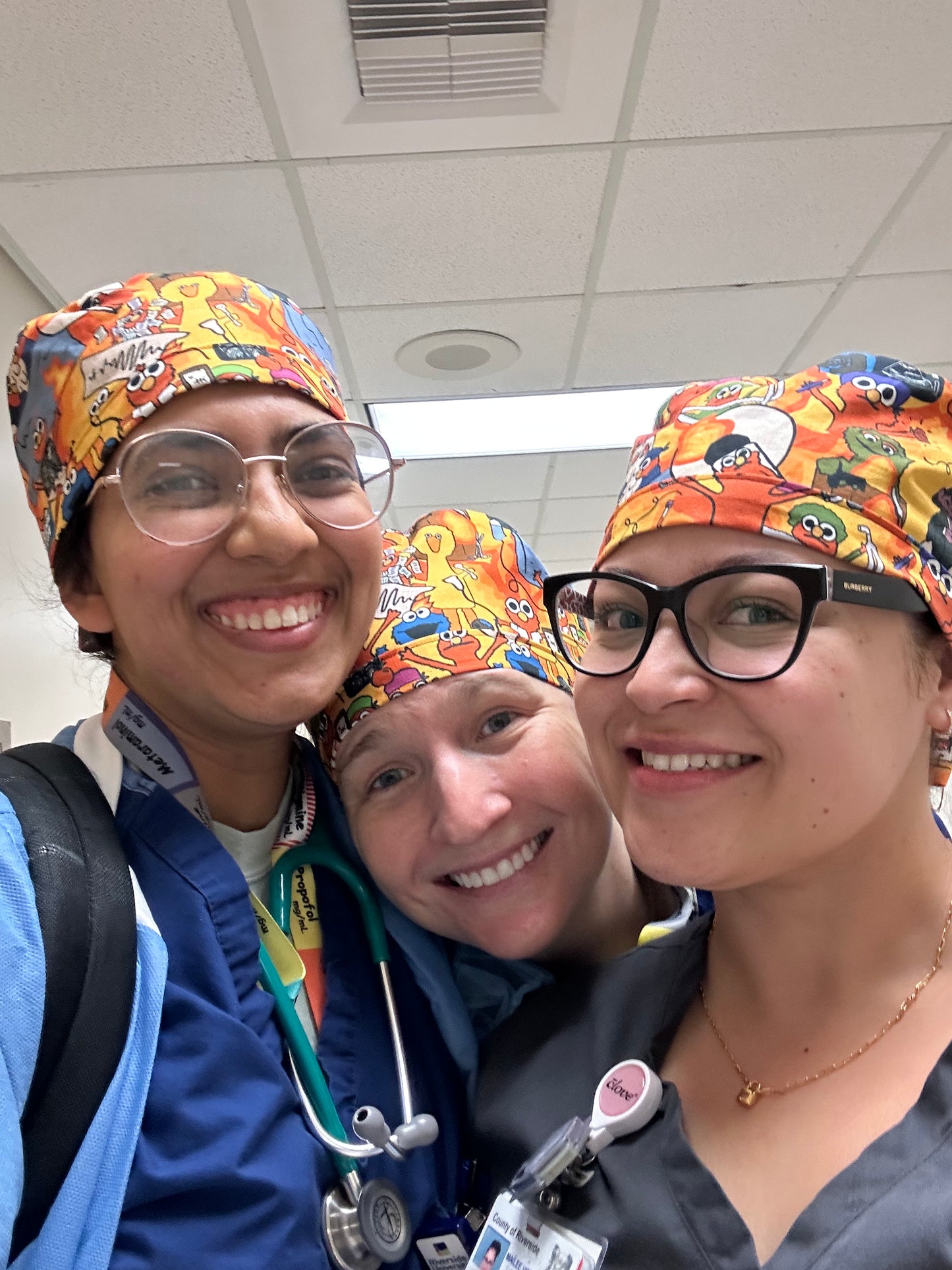 Dumpster Fire Scrub Cap *PREORDER*