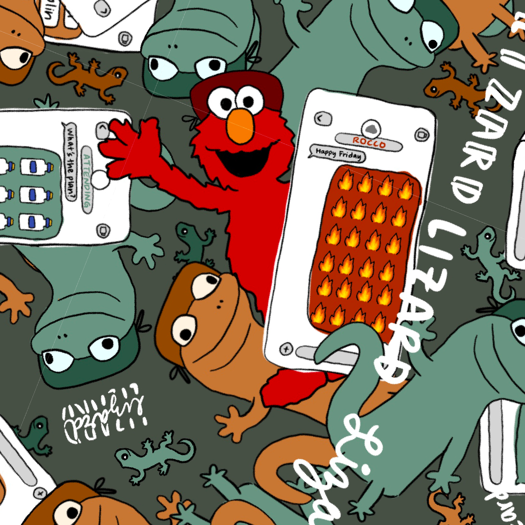 I am Lizard. Lizard. Lizard. Scrub Cap *PREORDER*