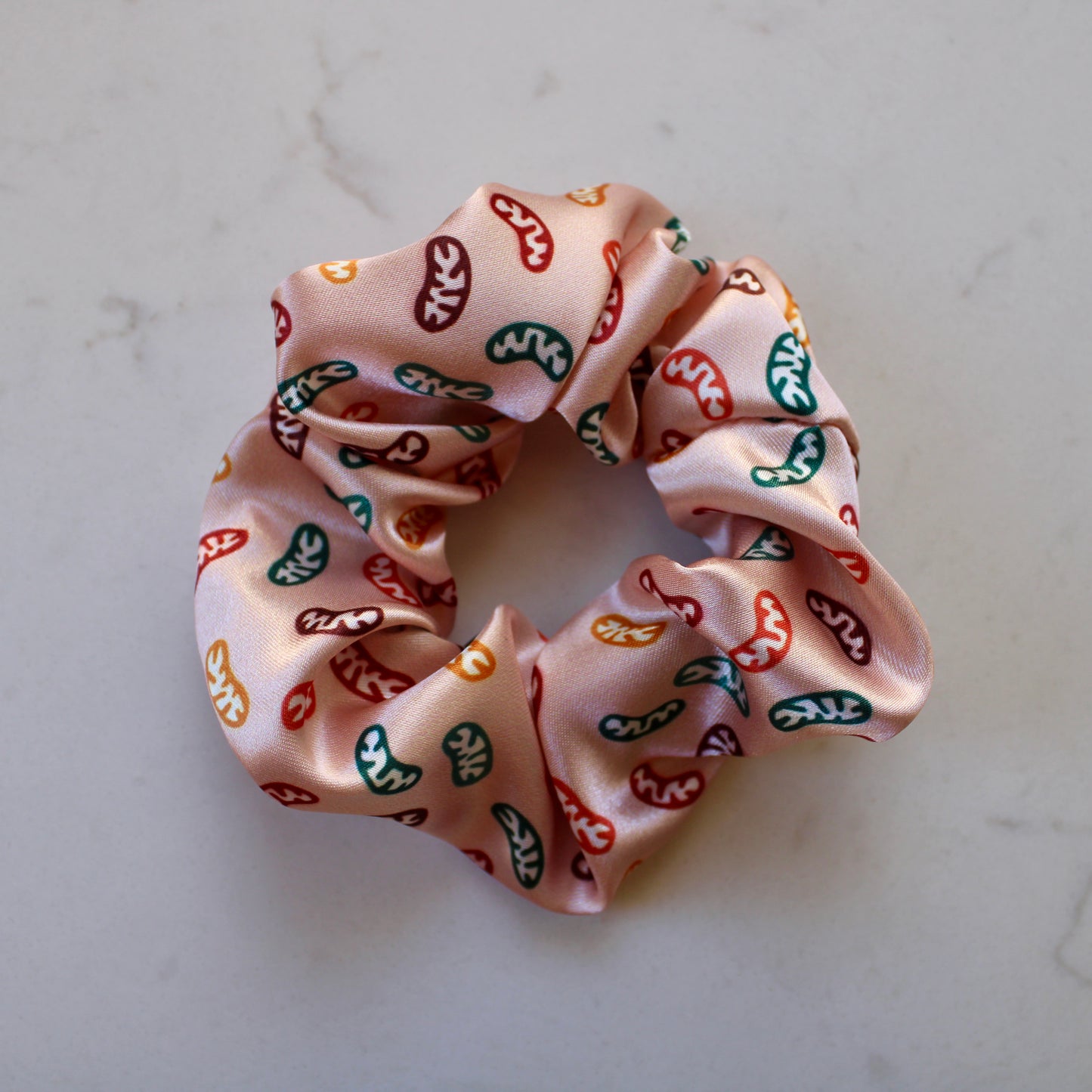 Pink Powerhouse: Mitochondria Scrunchies