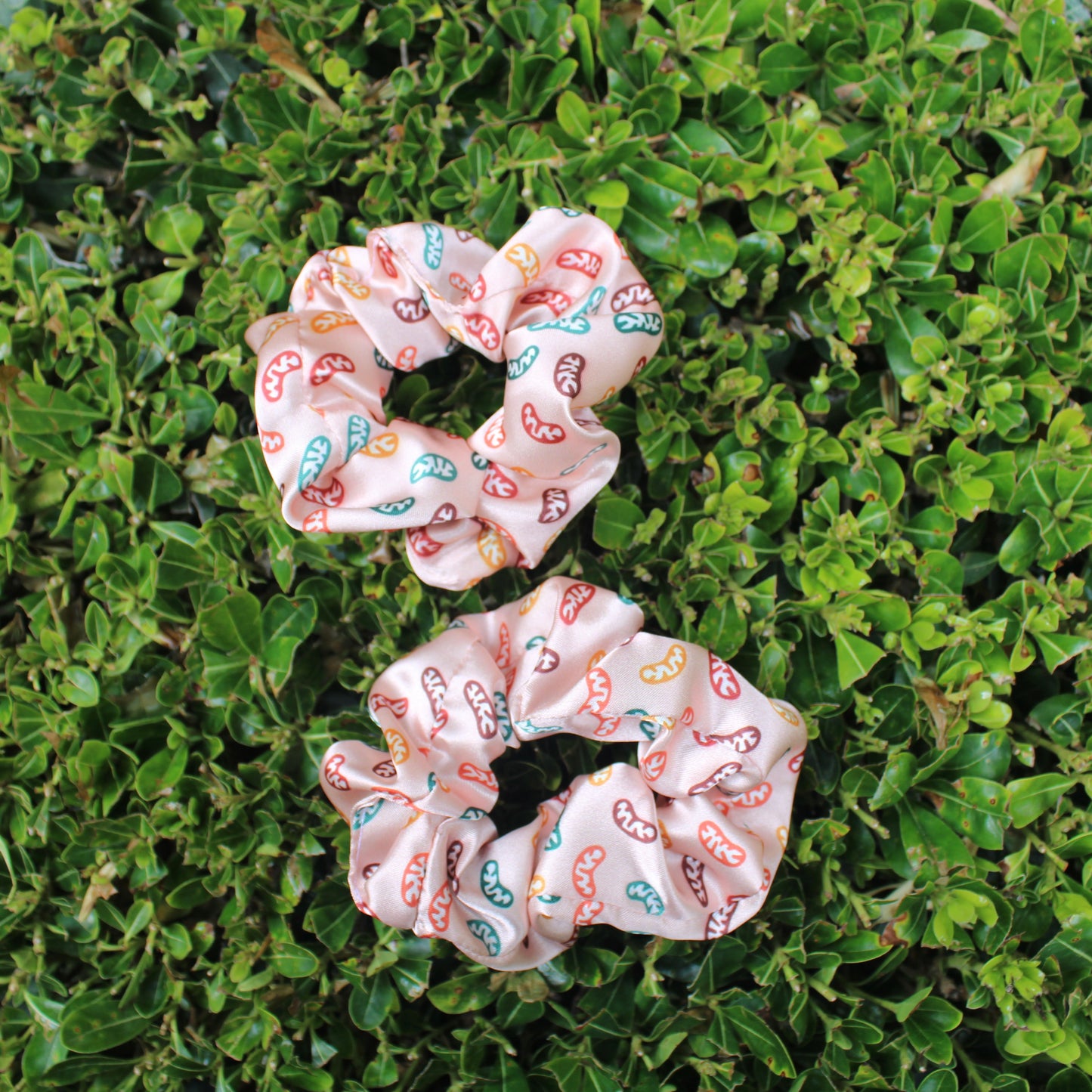 Pink Powerhouse: Mitochondria Scrunchies