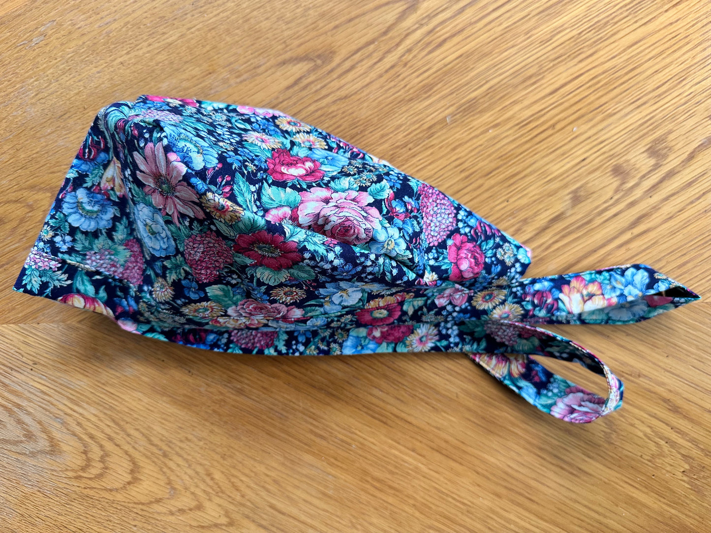 Vintage Floral Scrub Cap